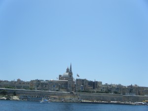 Valletta city walls, Malta