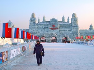 Maura Ward at Kremlin in Harbin